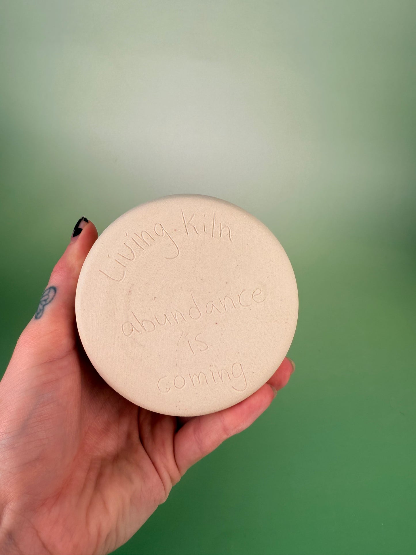 Drippy travel cup #2 - black sparkly glaze