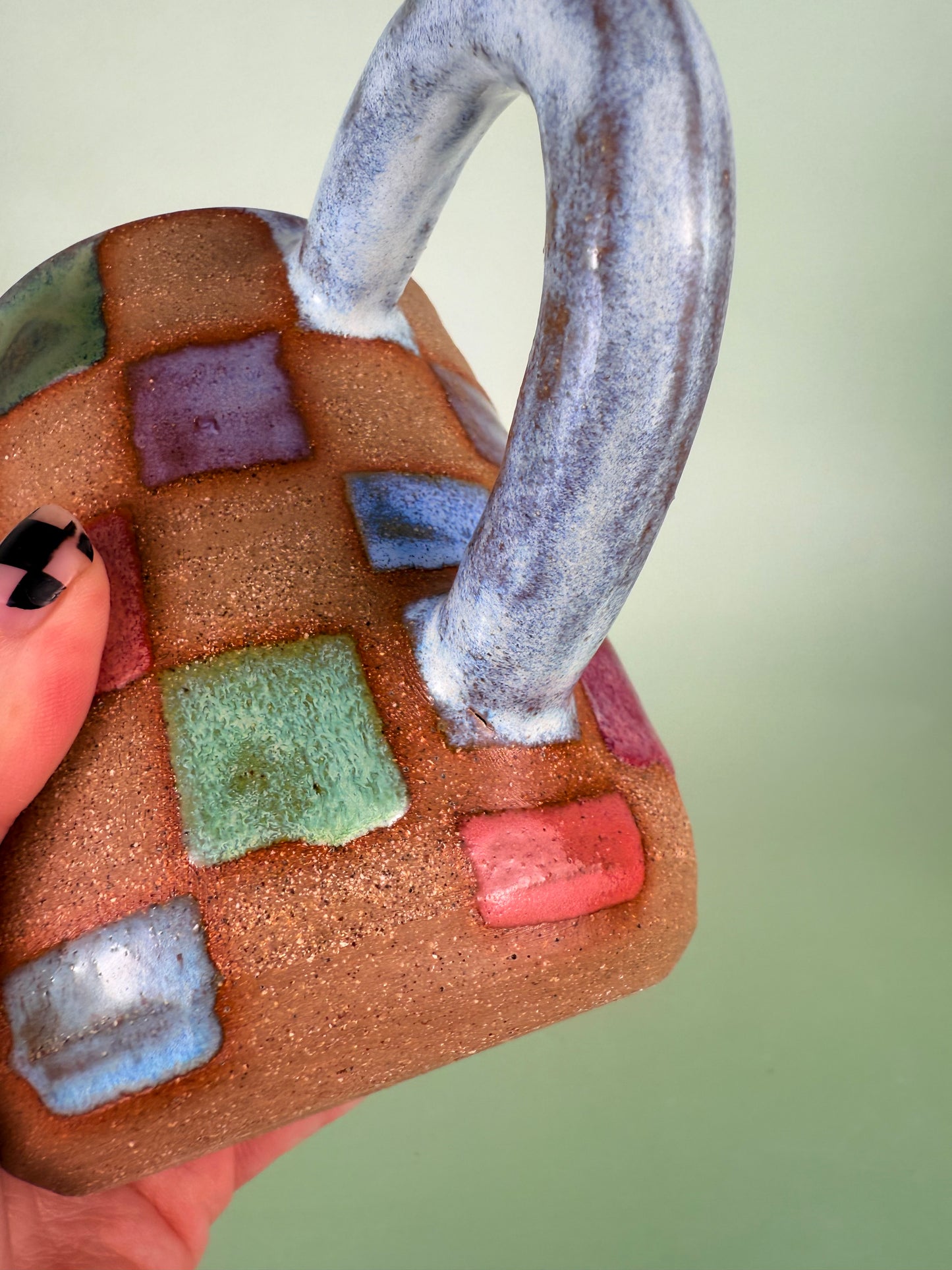 Colorful checkered mug #2 - discount