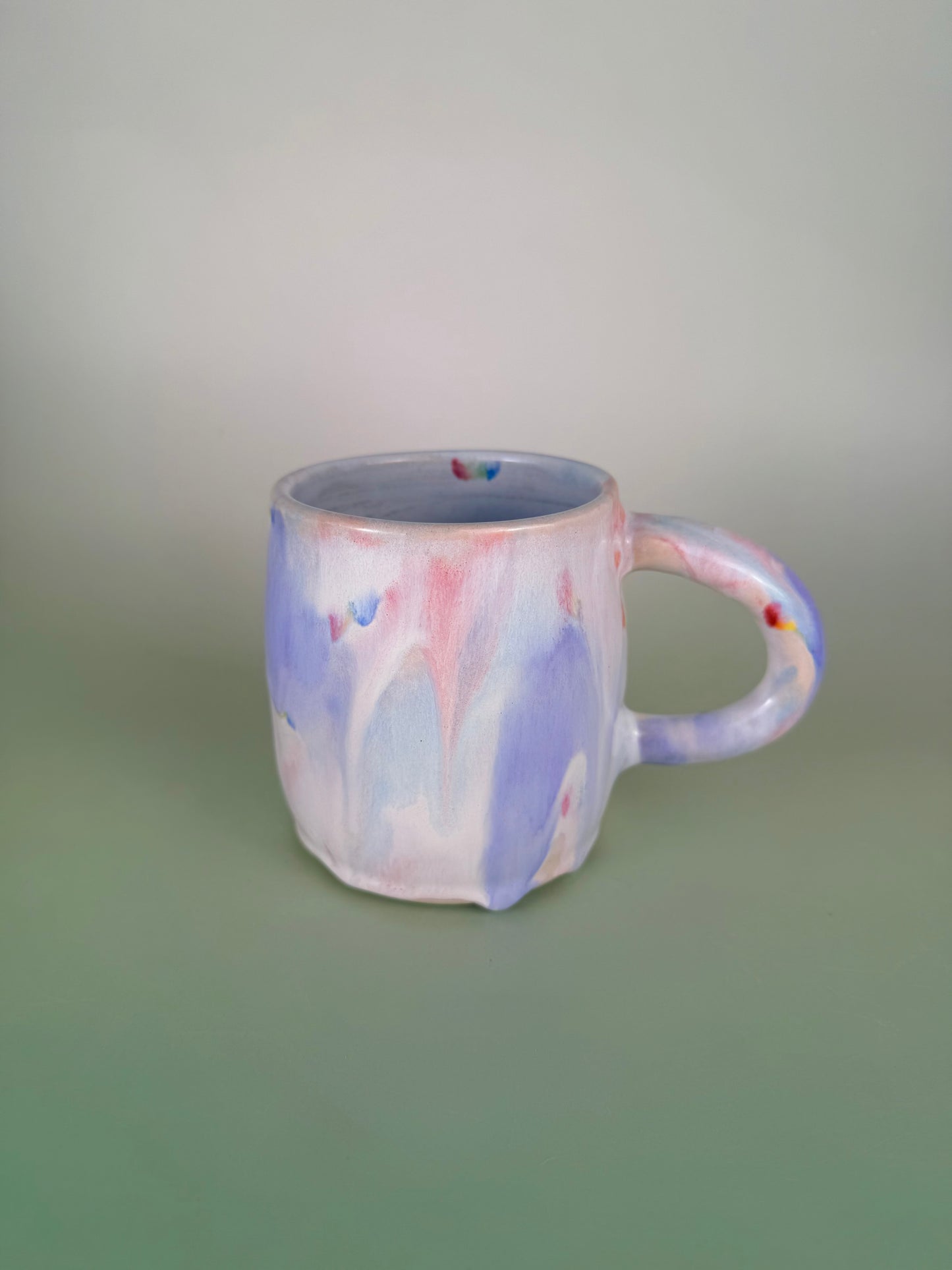 Drippy rainbow mug - discount