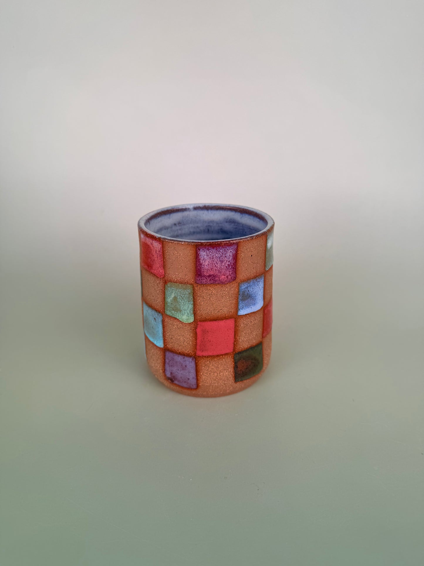 Colorful checkered cup #2