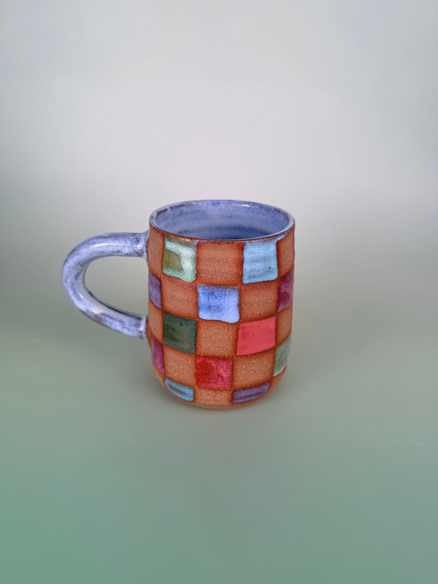 Colorful checkered mug #2 - discount