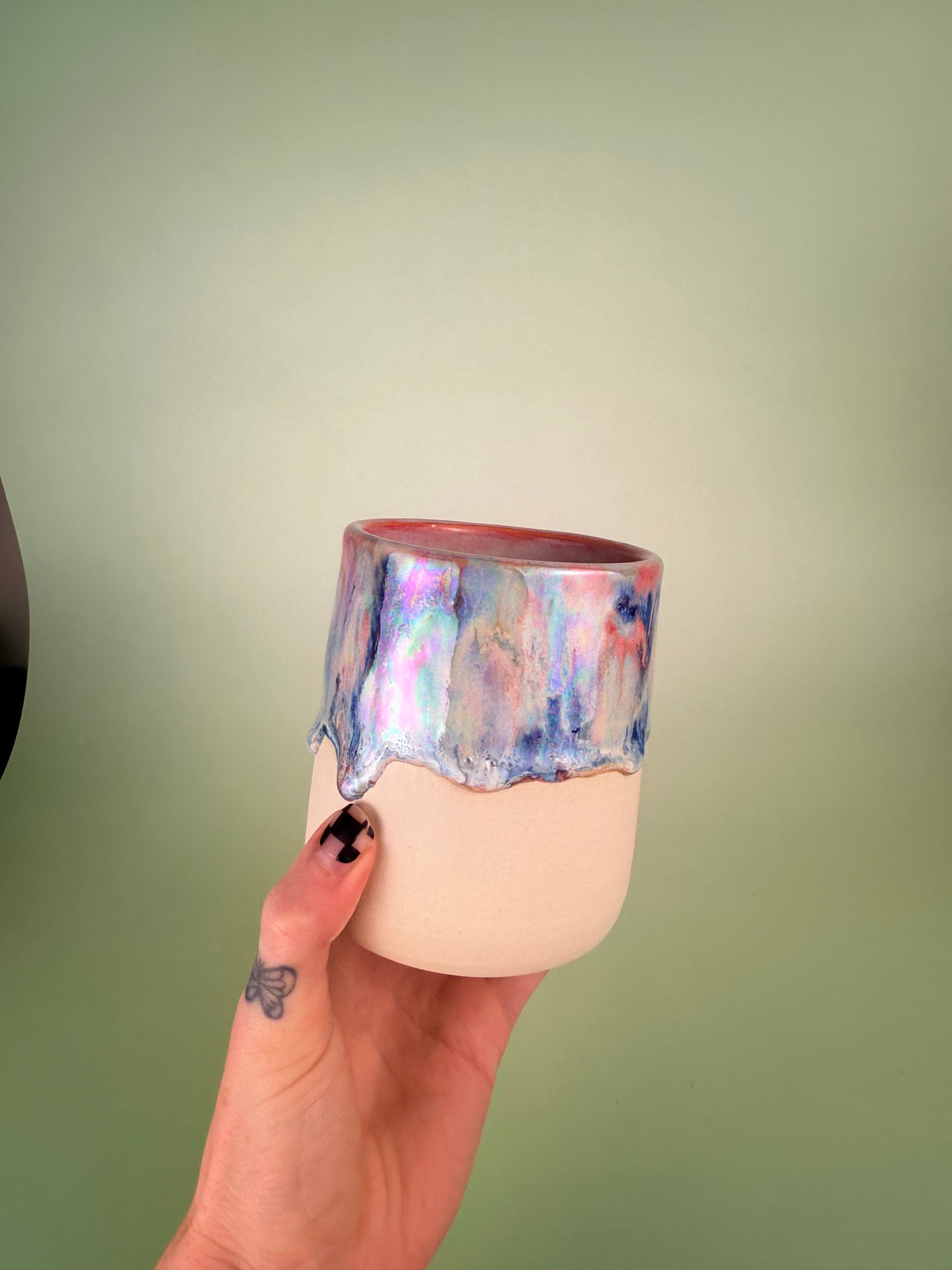 Iridescent drippy cup #2