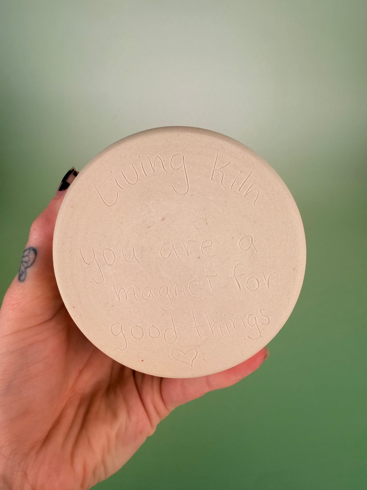 Drippy travel cup #6 - black sparkly glaze