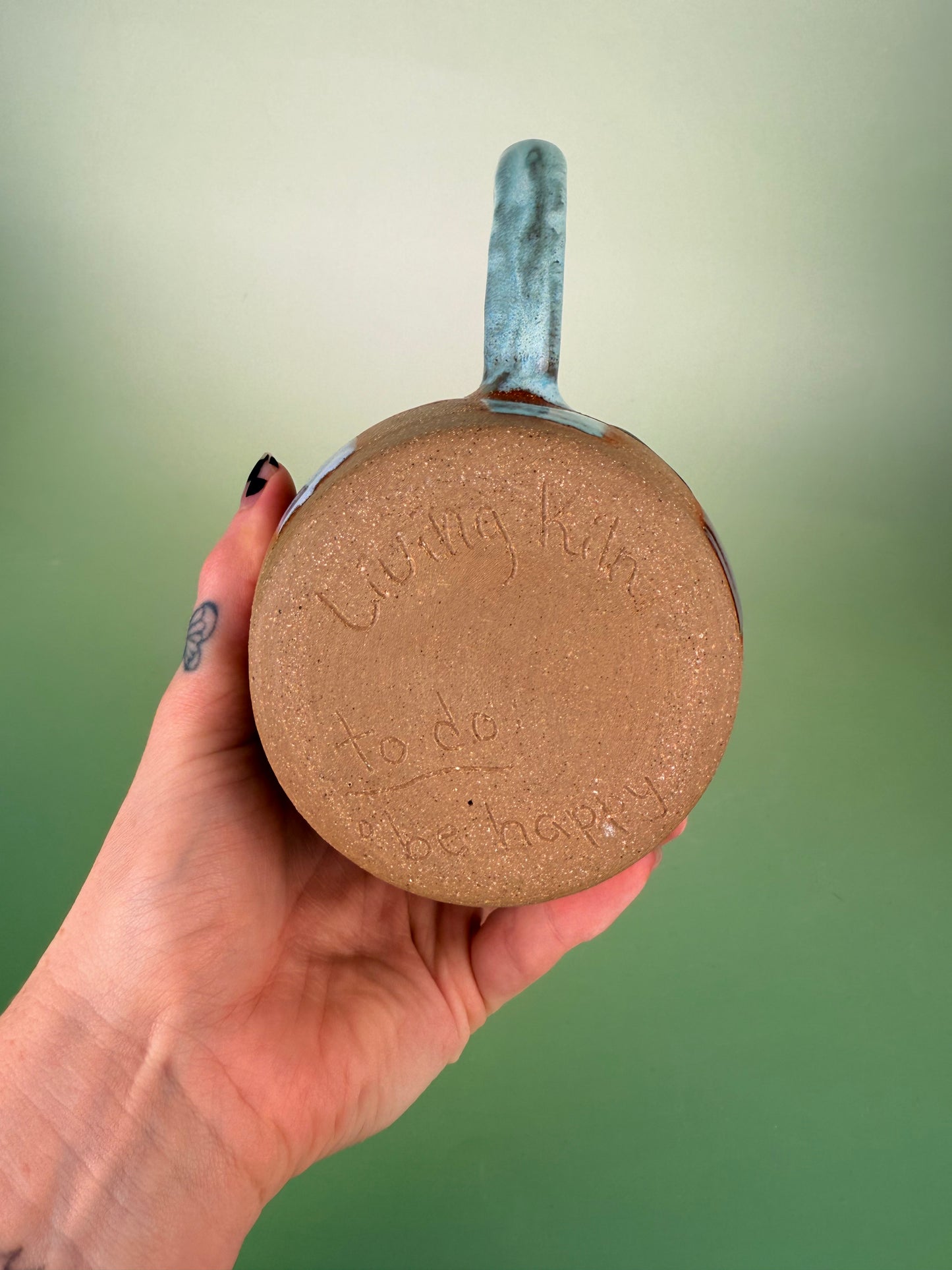 Colorful checkered mug - discount