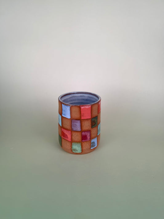 Colorful checkered cup #2
