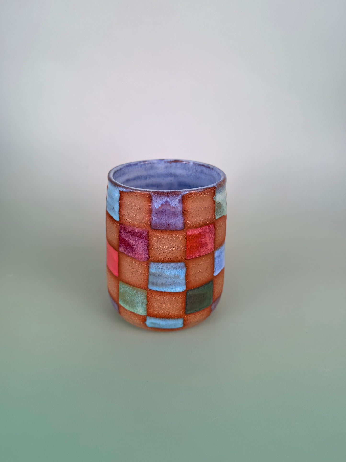 Colorful checkered mug #2 - discount