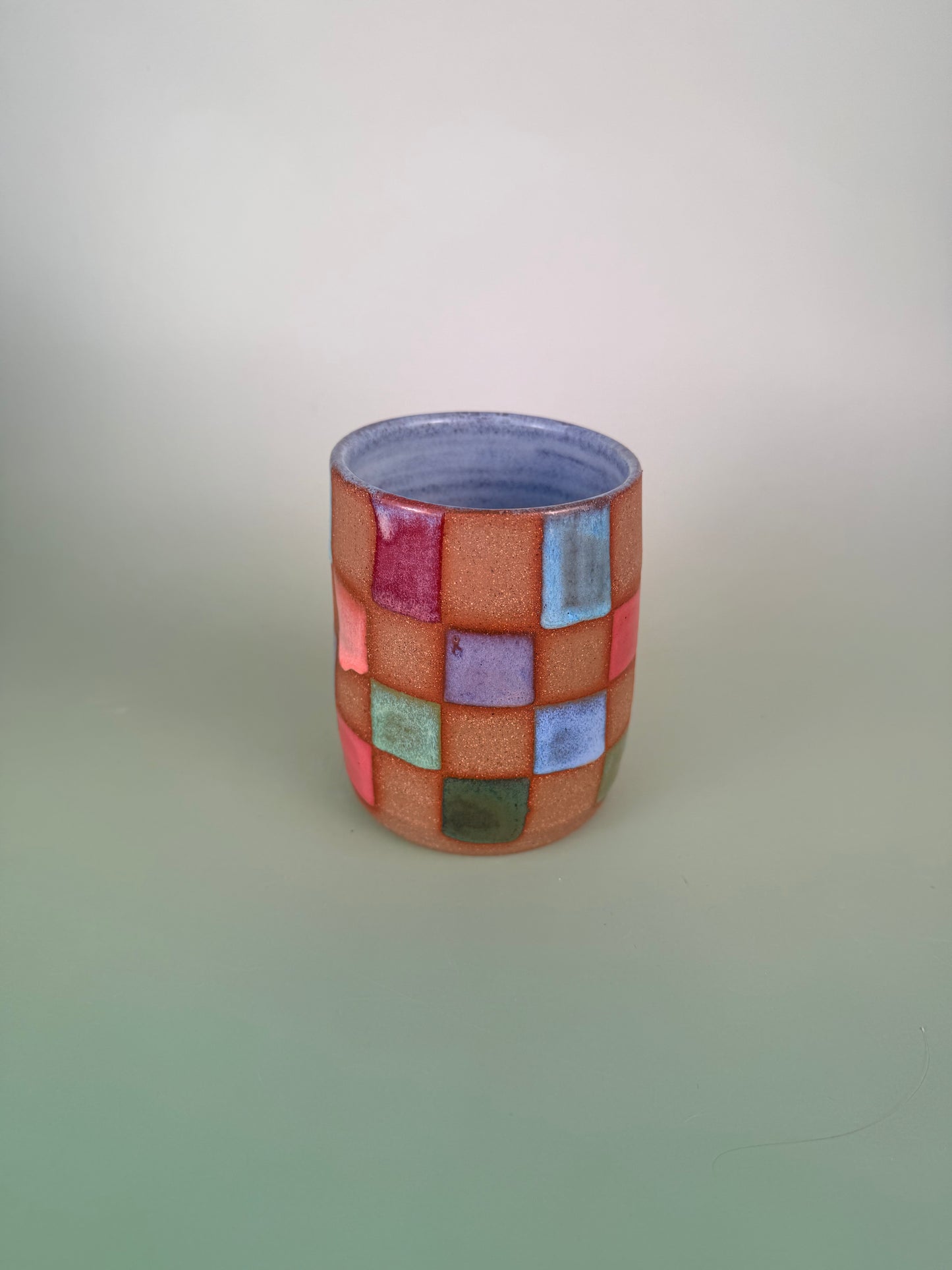 Colorful checkered cup #1