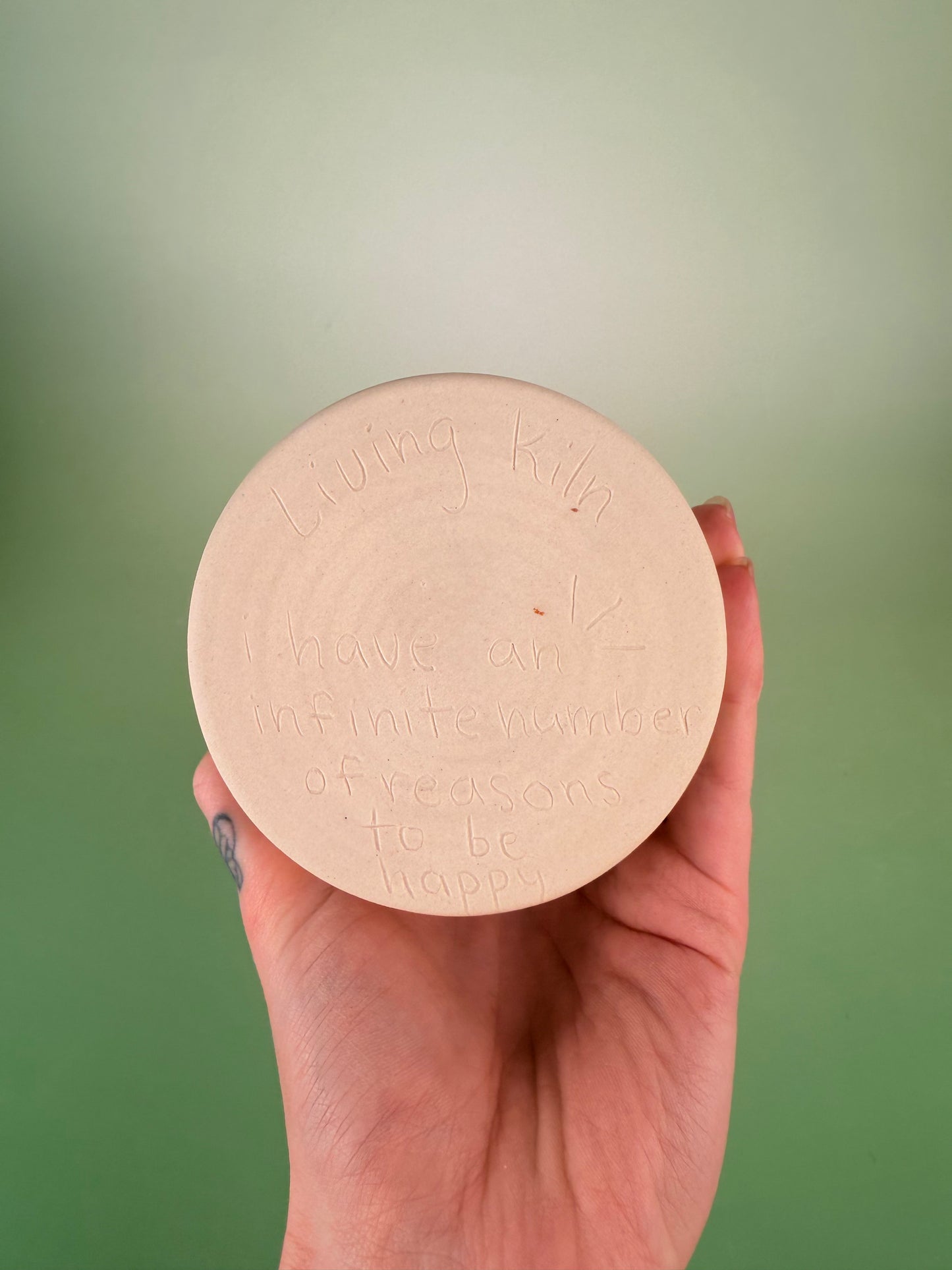 Drippy travel cup #4 - black sparkly glaze