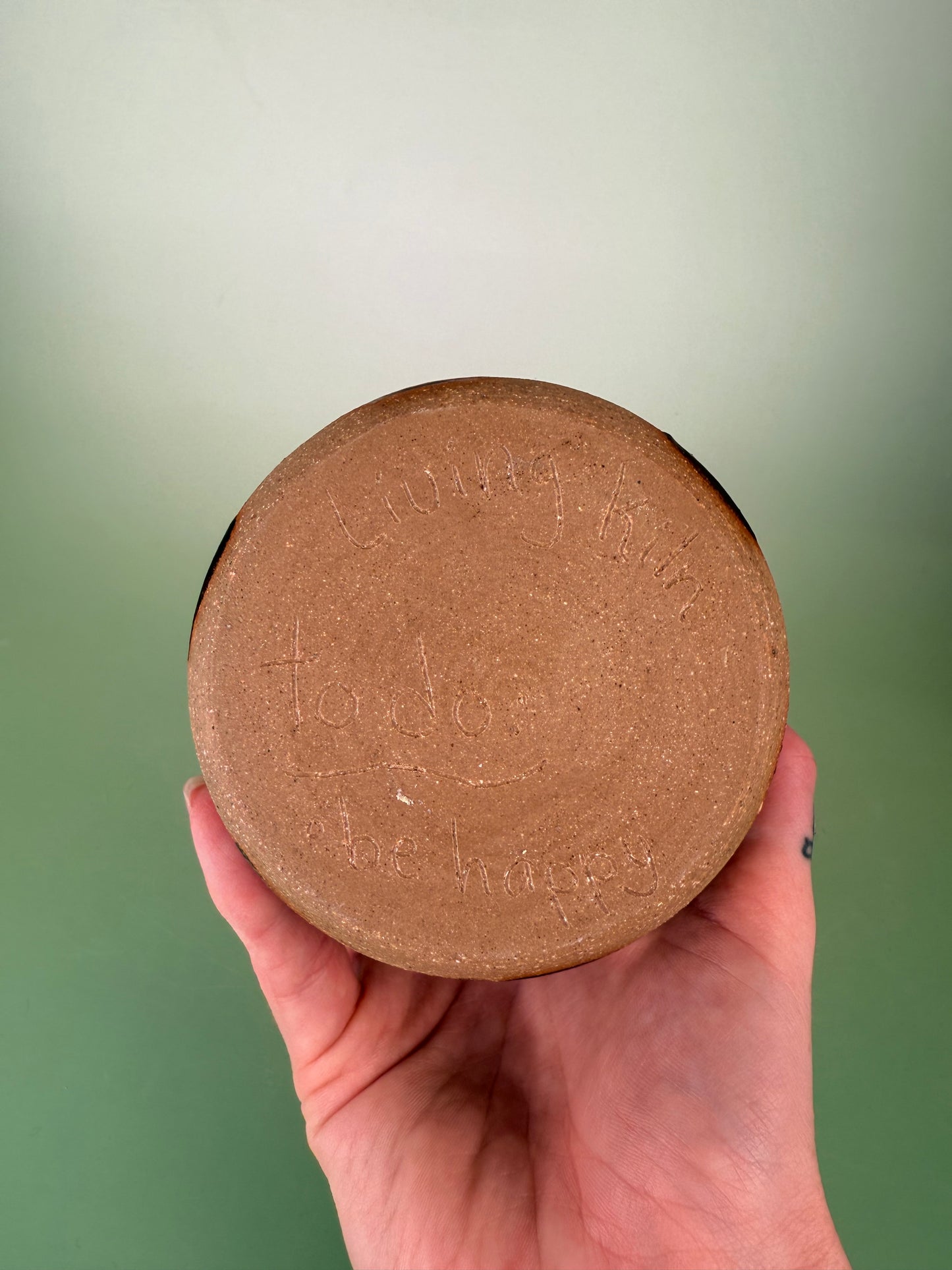 Black sparkly checkered cup