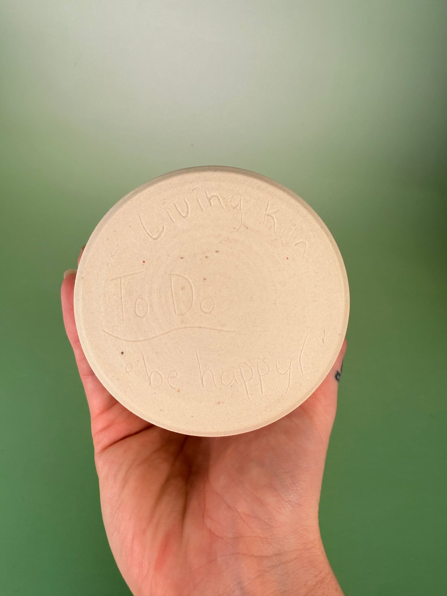 Drippy travel cup #3 - black sparkly glaze